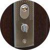 Bezpečnostné dvere TerraSec exteriérové Tmavá čerešňa - s Luxury Line vzorom, s hodvábnym leskom